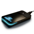 Black/Blue LED Light UP Flashing Mouse